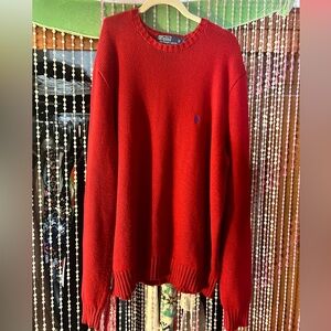 POLO RALPH LAUREN sweater crewneck long sleeve vintage size L